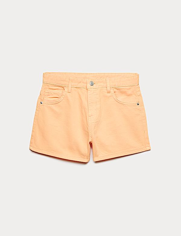 Pantal&oacute;n corto de algod&oacute;n denim (6-16 a&ntilde;os) - ES