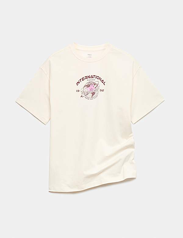 Pure Cotton Percy Pig&trade; Graphic T-Shirt (6-16 Yrs)