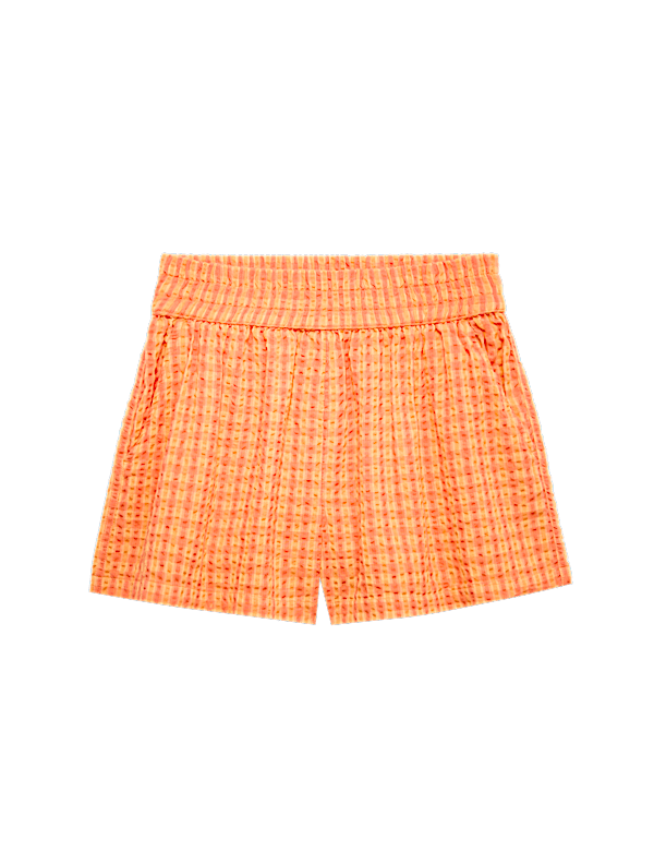Pure Cotton Gingham Shorts (6-16 Years)
