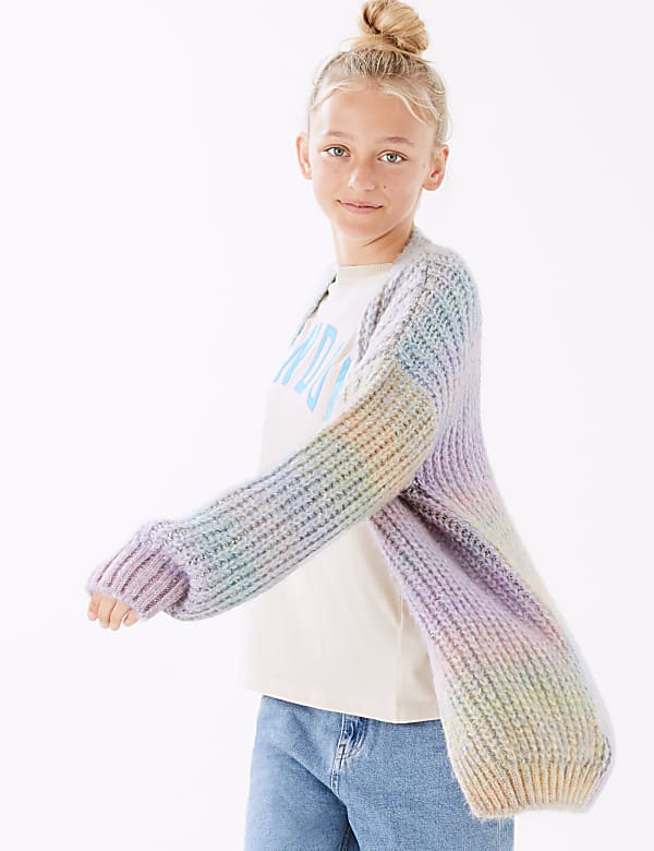 Cotton Blend Multicoloured Cardigan