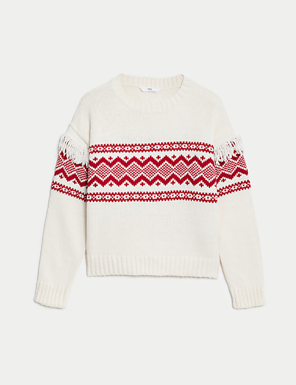 Fair Isle Knitted Jumper (6-16 Yrs) - LU