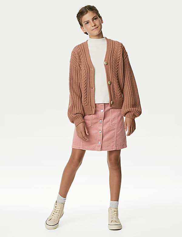 Cable Knit Cardigan (6-16 Yrs)