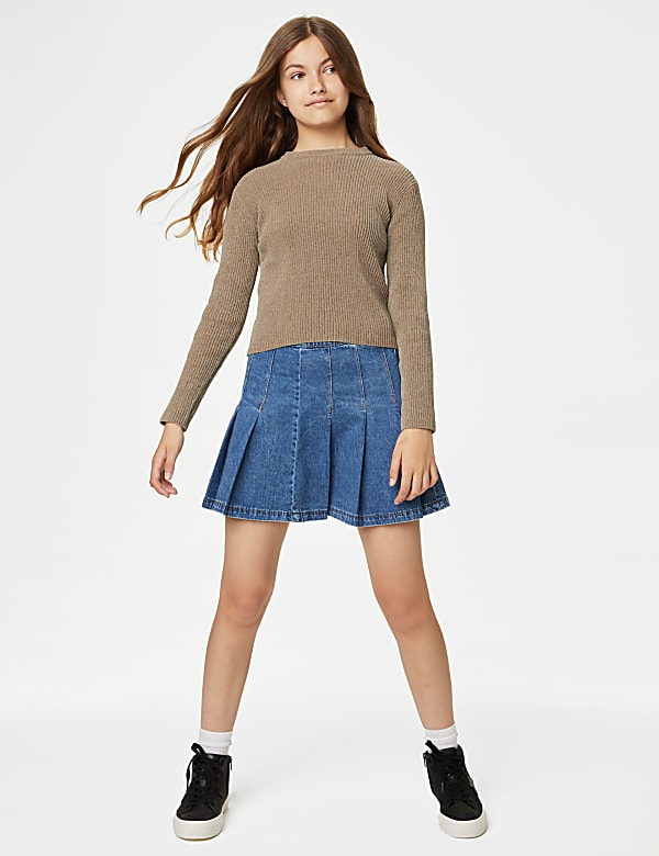 Knitted Striped Jumper (6-16 Yrs)