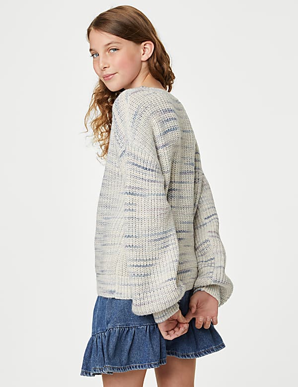 Cotton Rich Patterned Jumper (6-16 Yrs)