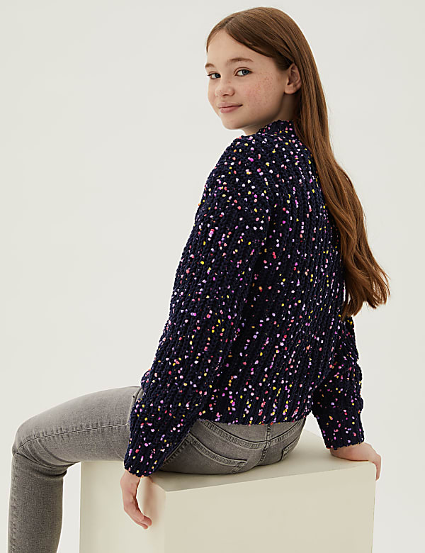 Chenille Multicoloured Jumper (6-16 Yrs)