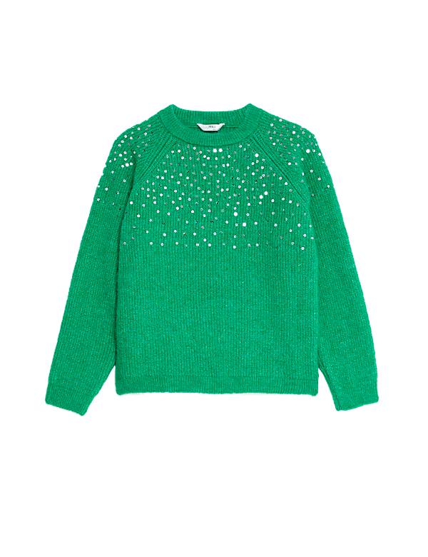 Sequin Knitted Jumper (6-16 Yrs)