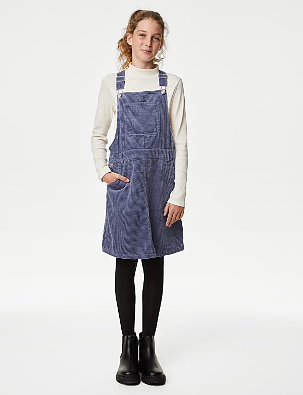Pure Cotton Pinafore (6-16 Yrs)