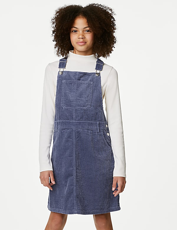 Pure Cotton Pinafore (6-16 Yrs)