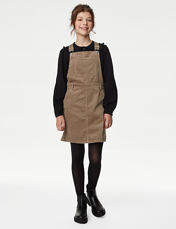Pure Cotton Pinafore (6-16 Yrs)
