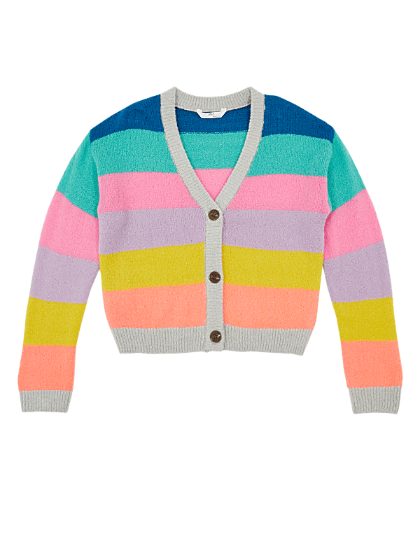Rainbow Striped Cardigan (6-16 Yrs)
