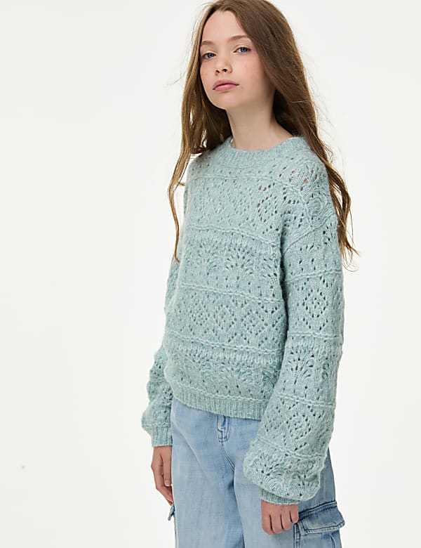 Strickpullover mit Muster (6&ndash;16&nbsp;J.) - AT