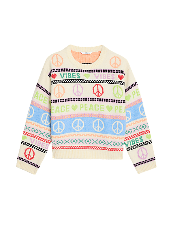 Fair Isle Peace Jumper (2-16 Yrs)