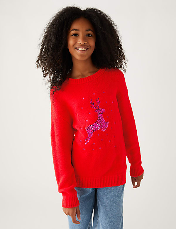 Knitted Reindeer Jumper