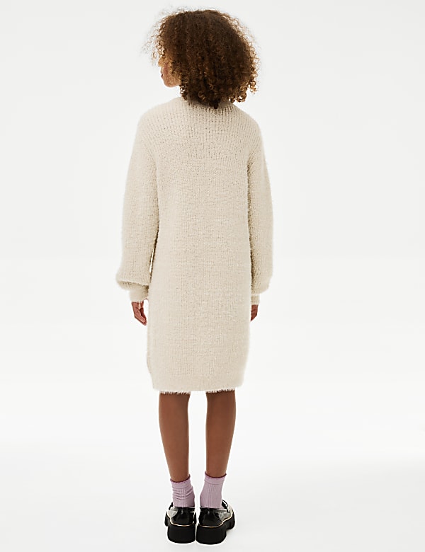 Fluffy Knit Dress (6-16 Yrs)