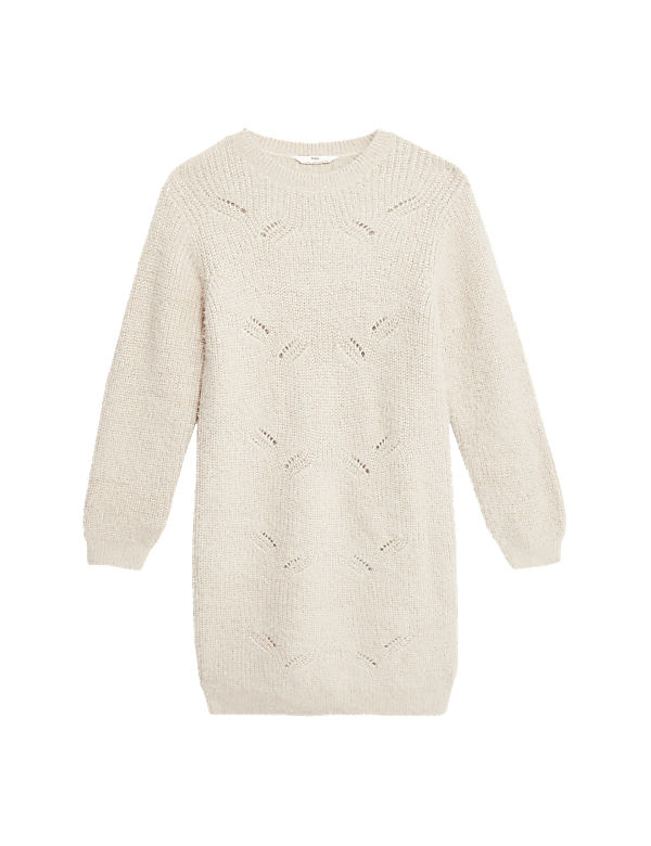 Fluffy Knit Dress (6-16 Yrs)