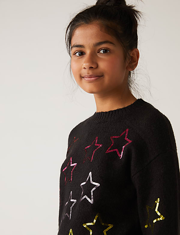 Sequin Star Jumper