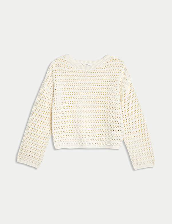 Cotton Rich Knitted Jumper (6-16 Yrs) - CA