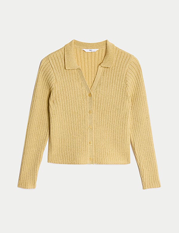 Cotton Rich Sparkly Knitted Cardigan (6-16 Yrs) - JO