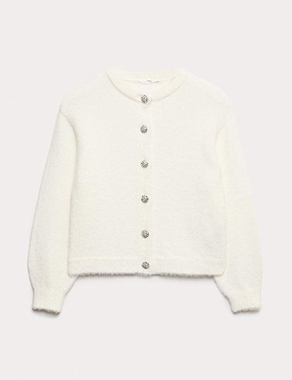 Plain Button Cardigan (6-16 Yrs) - PT