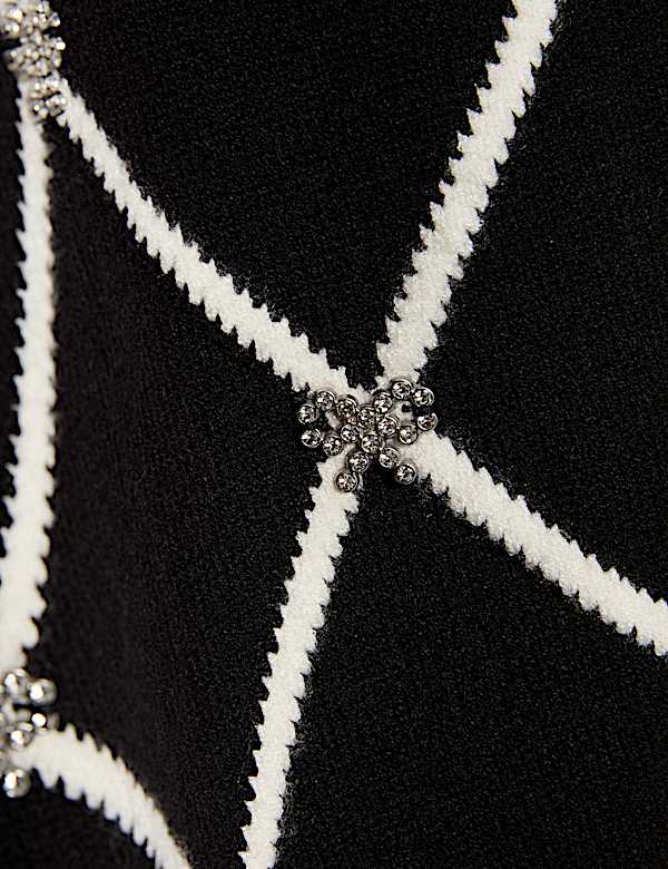 Diamante Bow Cardigan (6-16 Yrs)
