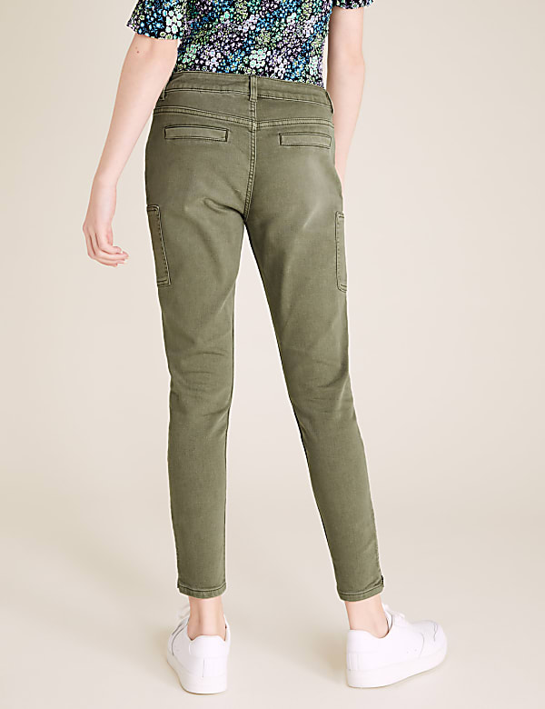 Skinny Denim Utility Jeans (6-14 Yrs)