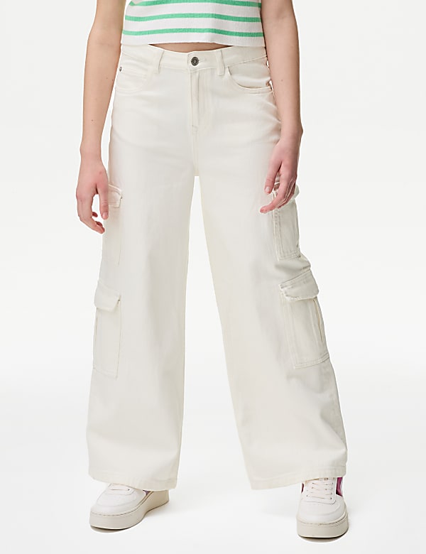 Cotton Rich Cargo Jeans (6-16 Yrs)