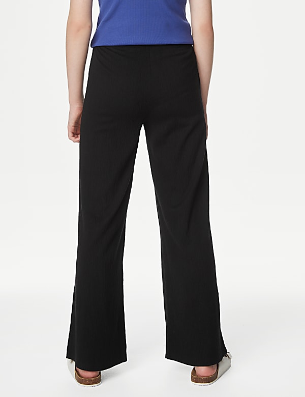 Cotton Blend Flared Trousers (6-16 Yrs)