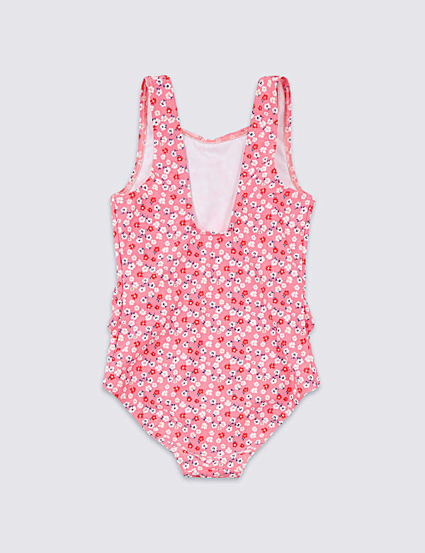 Cheery Print Frill Swimsuit (3-16 Years)