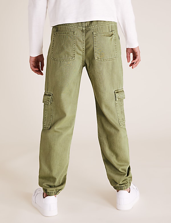 Cotton Cargo Trousers (6-14 Yrs)