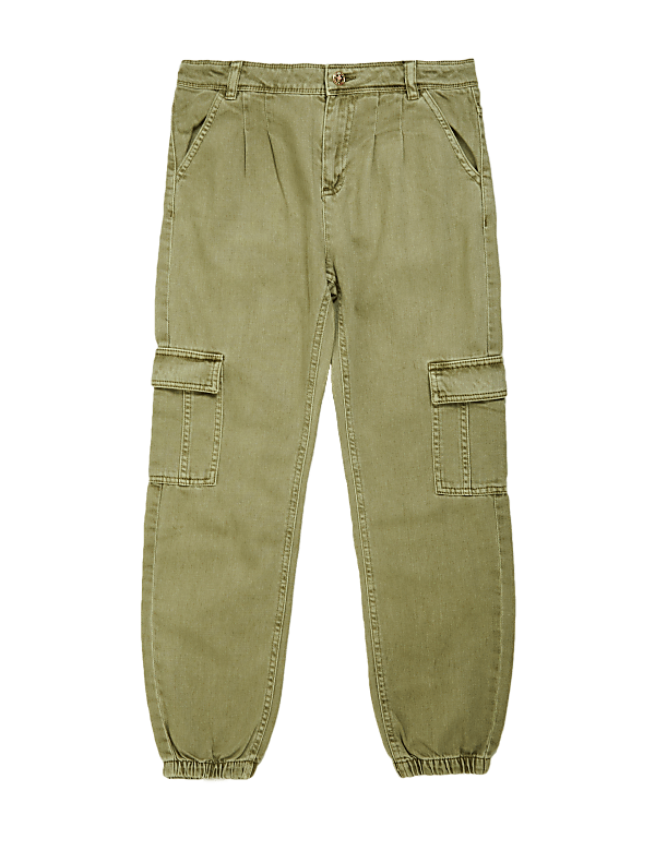 Cotton Cargo Trousers (6-14 Yrs)