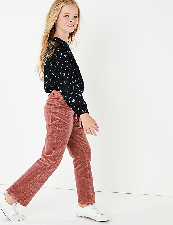 Corduroy Kick Flare Trousers (3-16 Years)