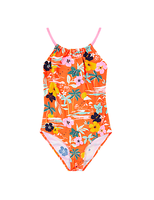 Tropical Print Swimsuit (6-16 Yrs)