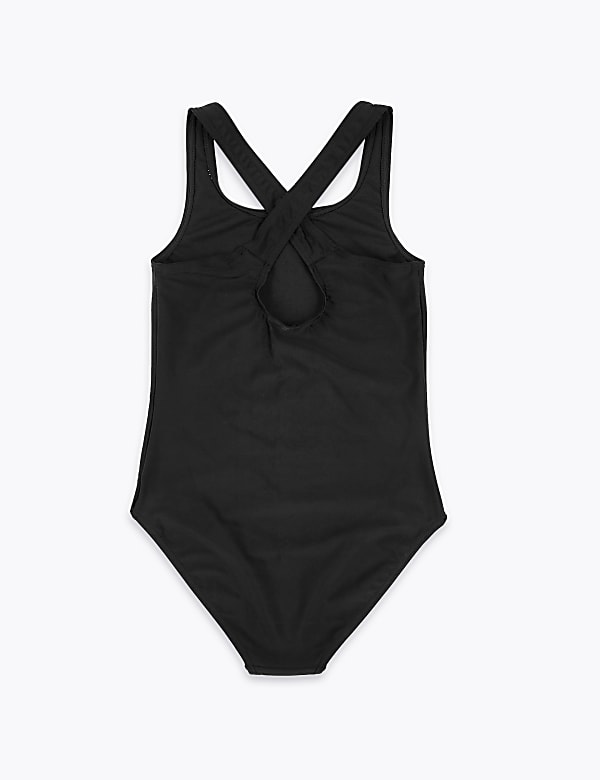 Practise Like a Champion Slogan Swimsuit (6-16 Yrs)