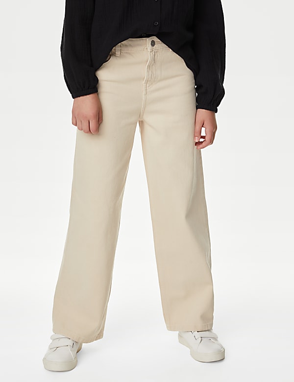 Wide Leg Denim Jeans (6-16 Yrs)
