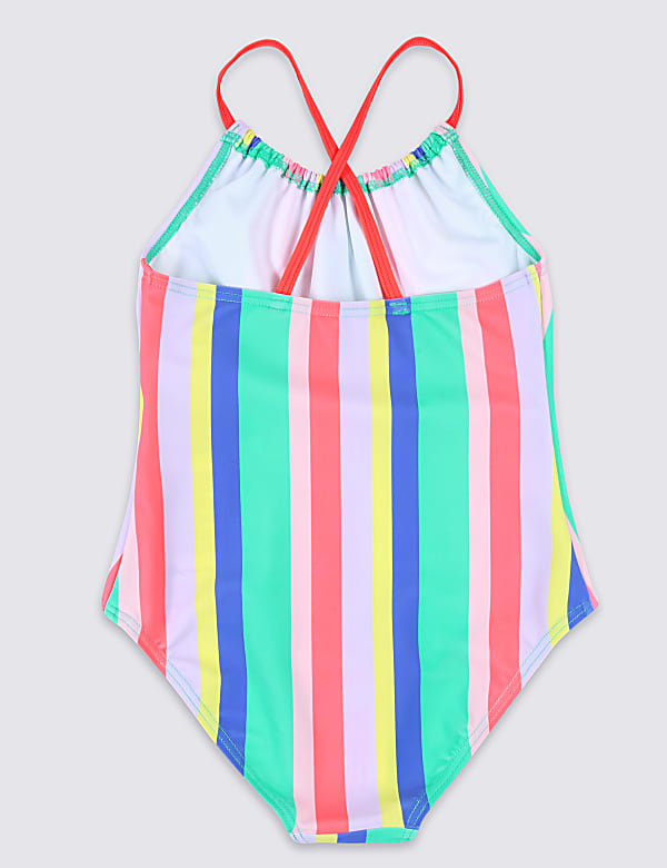 Striped Swimsuit (3-16 Years)