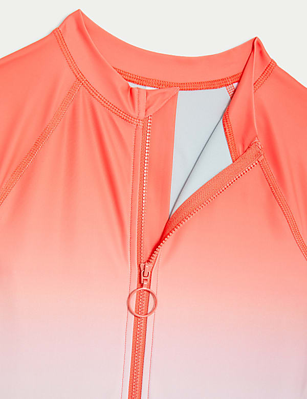 Ombré Long Sleeve Swimsuit (6-16 Yrs)