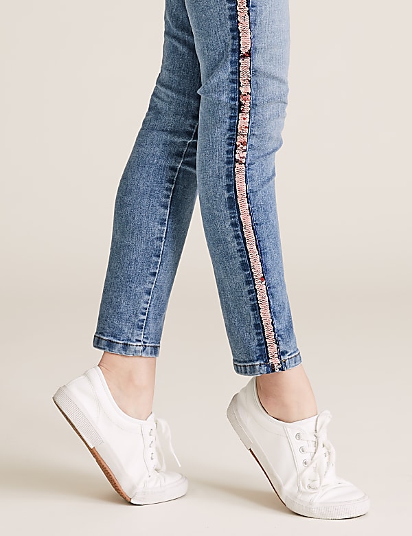 Mini Ivy Super Skinny Sequin Jeans (6-16 Yrs)