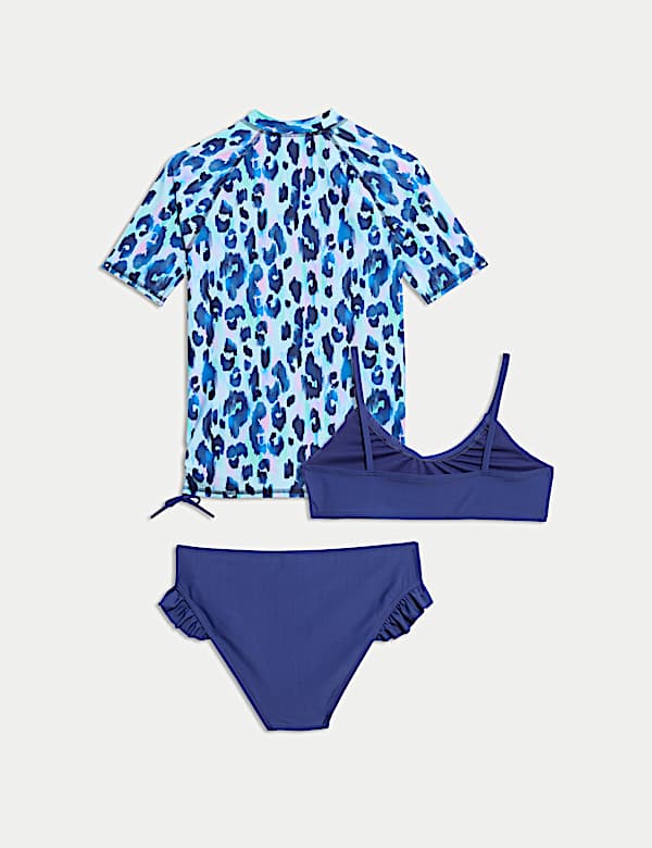 3pc Animal Print Swim Set (6-16 Yrs)