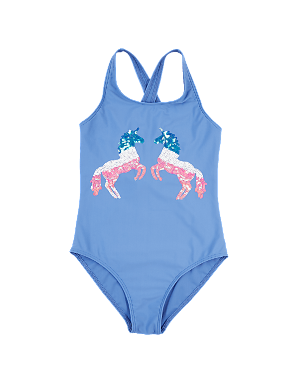 Unicorn Sequin Swimsuit (6-16 Yrs)