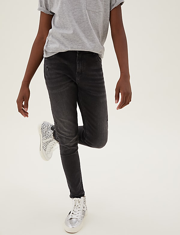Mini Ivy Skinny Denim Ripped Jeans (6-16 Yrs)