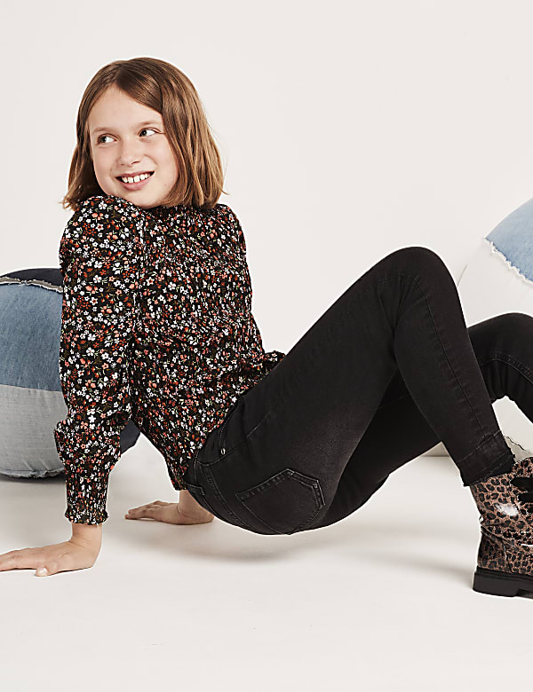 Mini Ivy Skinny Denim Ripped Jeans (6-16 Yrs)