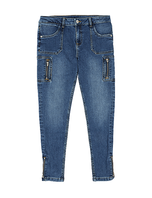 Slim Denim Utility Jeans (6-16 Yrs)
