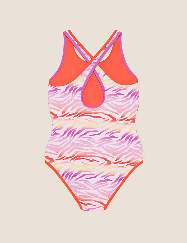 Zebra Print Swimsuit (6-16 Yrs)