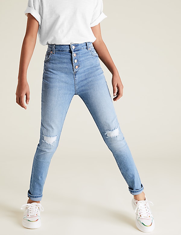 Mini Ivy Skinny Light Denim Jeans (6-16 Yrs)