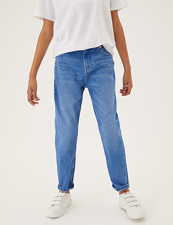Mom Denim Jeans (6-16 Yrs)