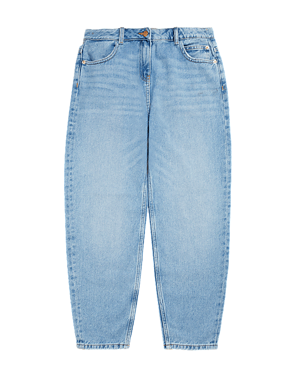 Barrel Leg Denim Jeans