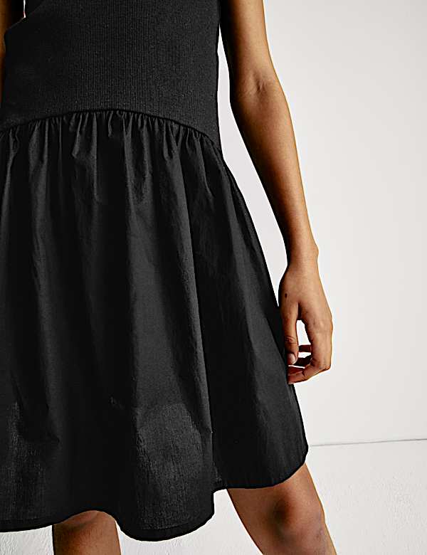 Cotton Rich Ribbed Dress (2-16 Yrs)