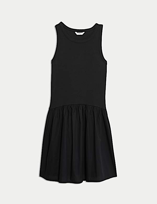 Cotton Rich Ribbed Dress (2-16 Yrs) - CA