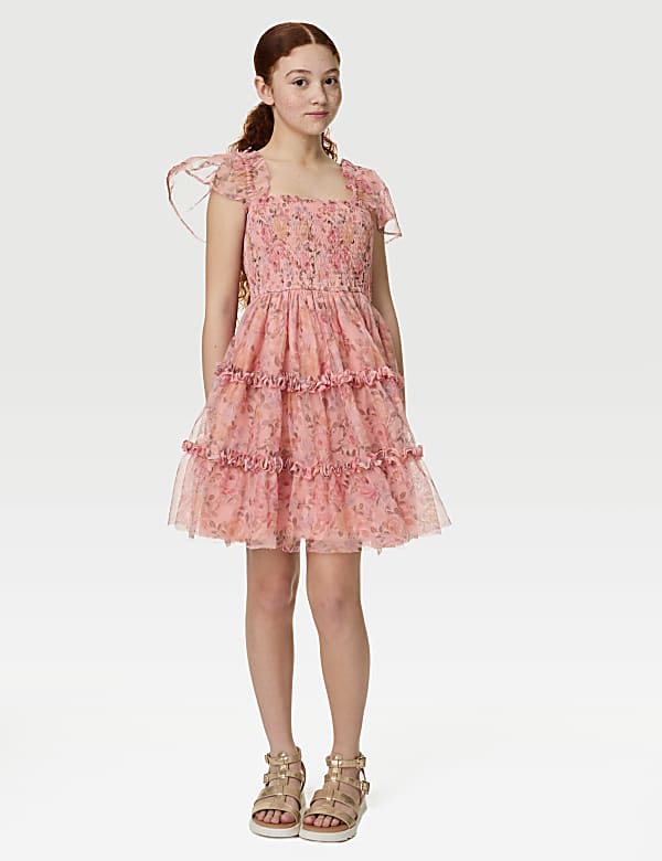 Floral Dress (6-16 Yrs) - KR