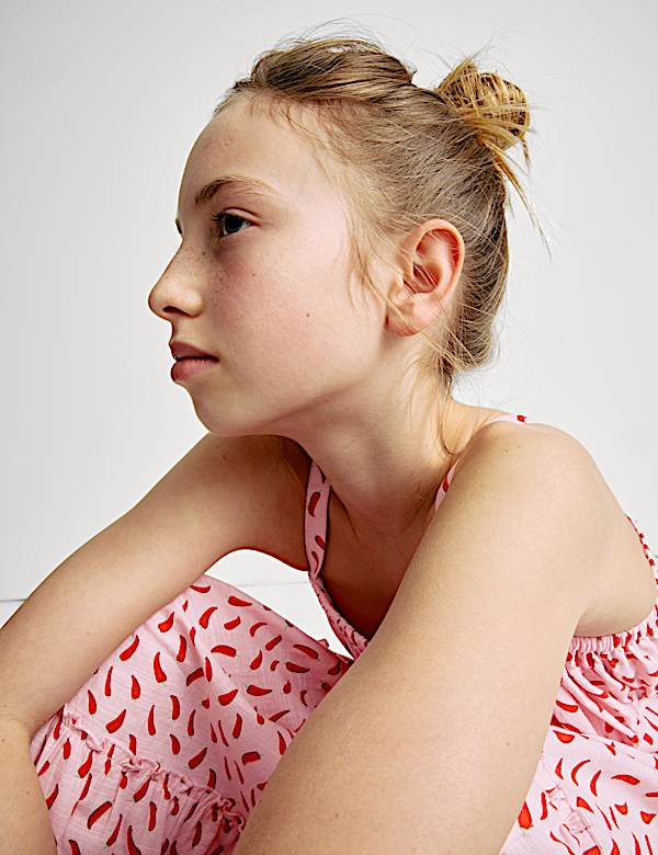 Pure Cotton Maxi Dress (6-16 Yrs)